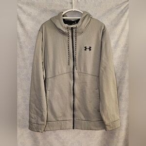 Under Armour Men’s Active Full-zip Fleece Hoodie Sweatshirt 2XL Heather Gray